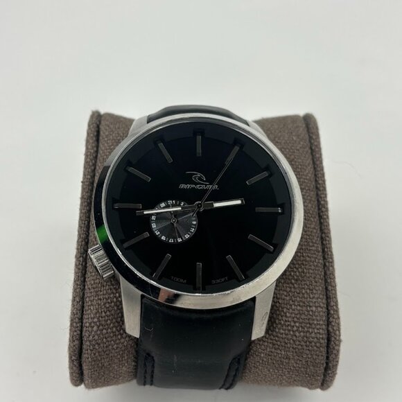 Rip Curl Detroit Leather Watch - Black - A2288 - Picture 2 of 14